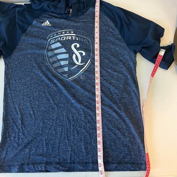 Adidas Ultimate Tee Climalite Men's Sporting Long Sleeved Shirt Size XL - Picture 5 of 7